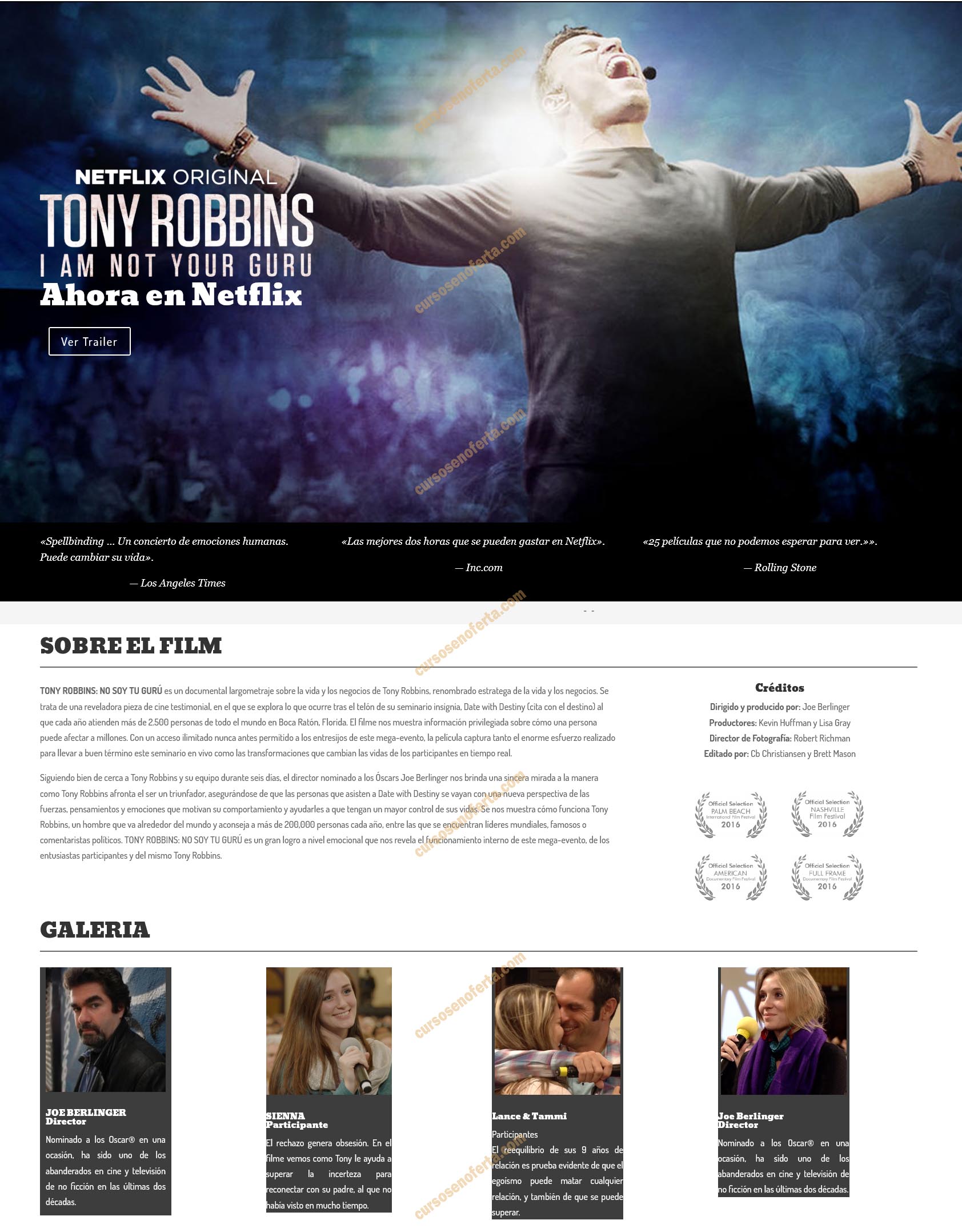Tony Robbins No Soy Tu Guru